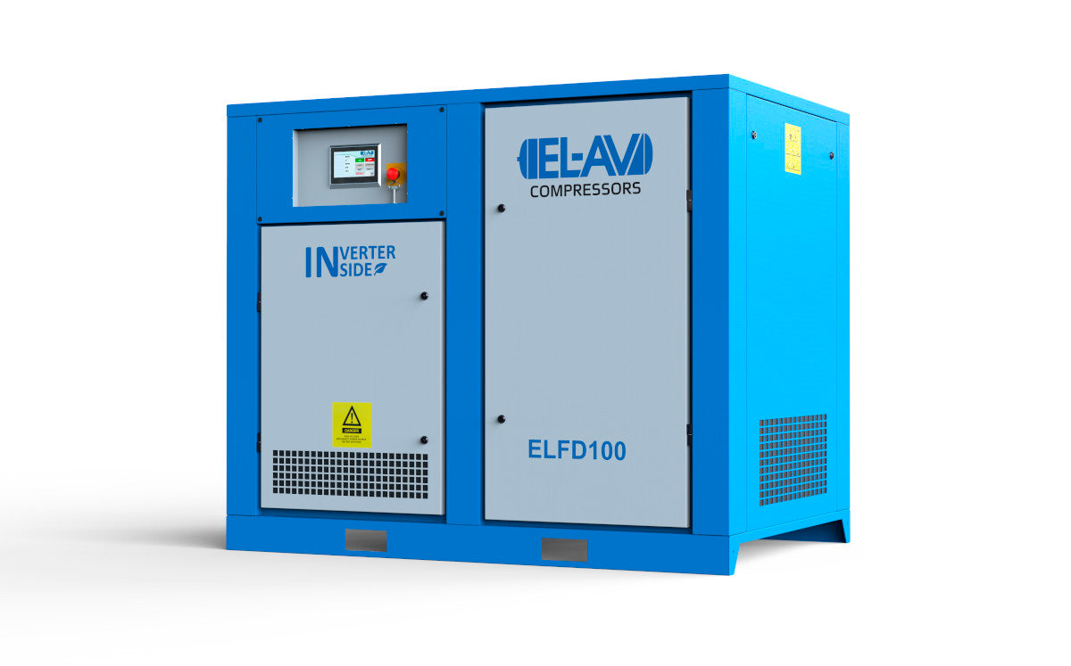 EL+ 100HP PM VFD Rotary Screw Compressor - Permanent Magnet Variable Speed