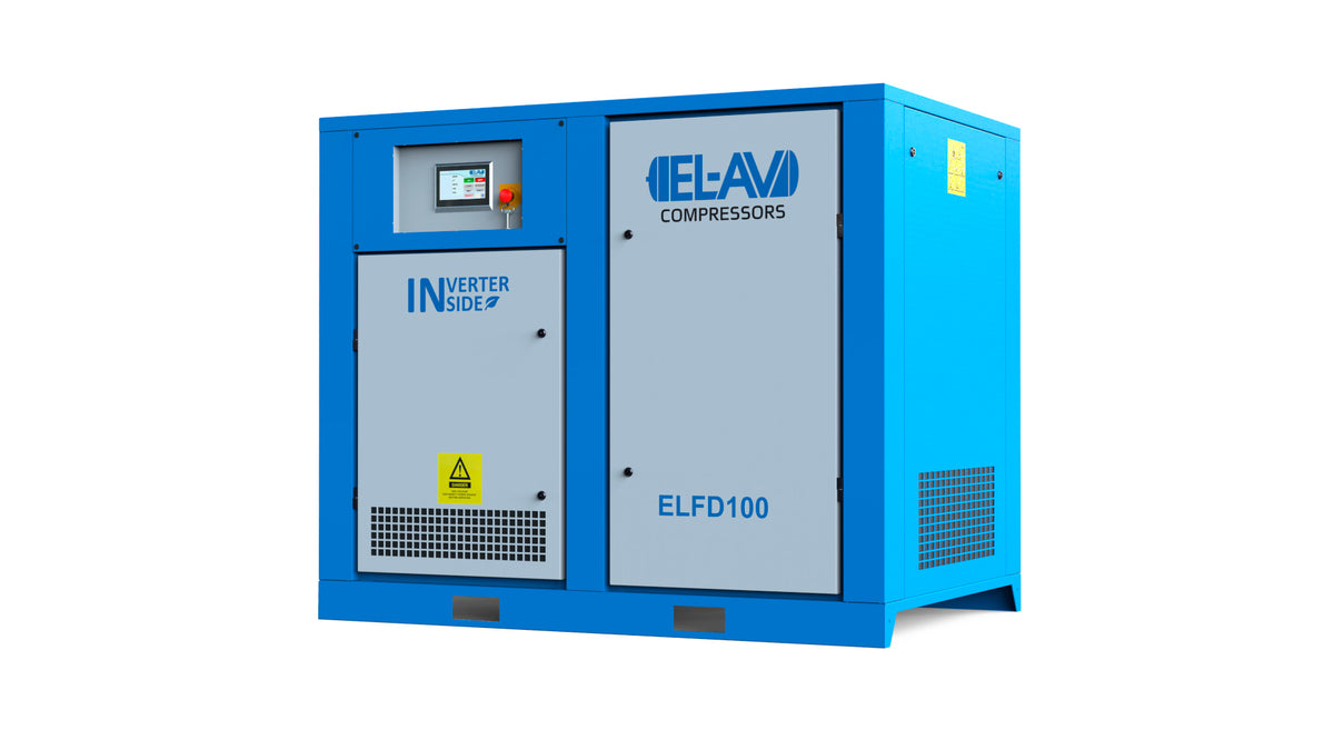 EL+ 75HP PM VFD Rotary Screw Compressor - Permanent Magnet Variable Speed