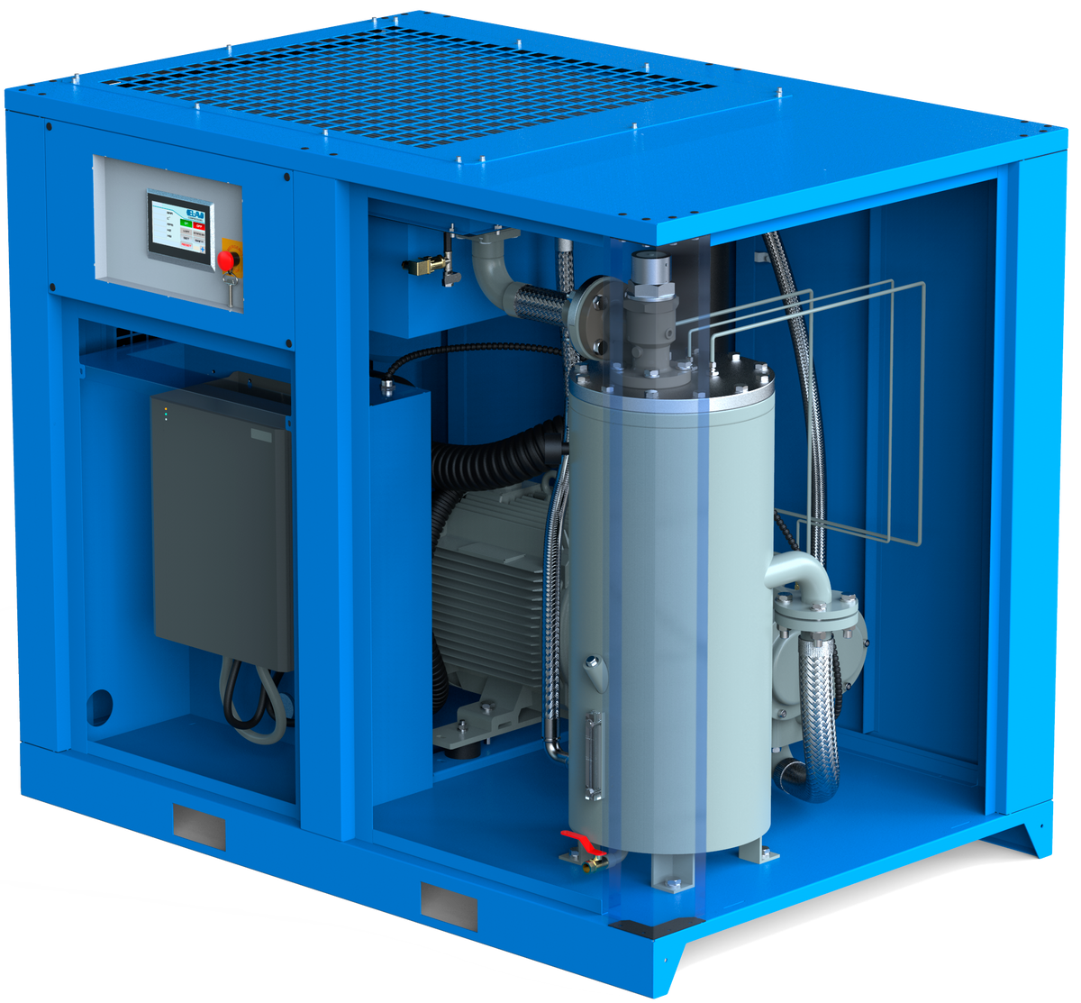 EL+ 100HP PM VFD Rotary Screw Compressor - Permanent Magnet Variable Speed