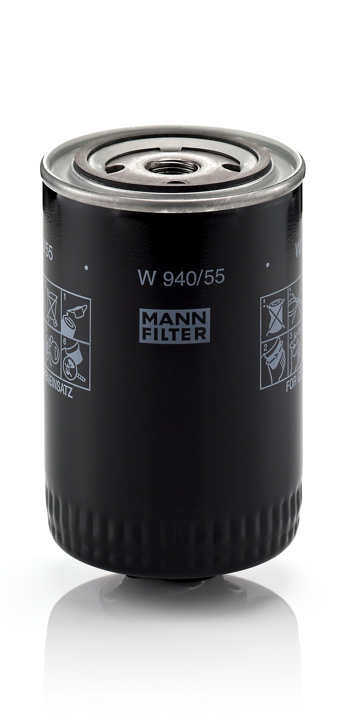 Genuine MANN-FILTER Oil Filter W940/55